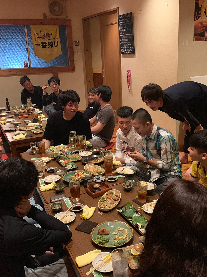 歓迎会の様子
