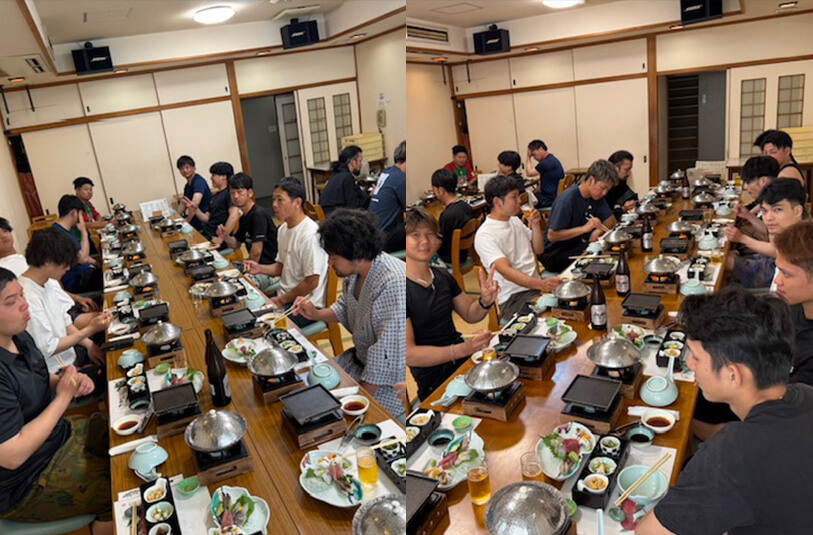 定期的な慰安会・慰安旅行で、心もつながる職場づくり